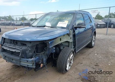 2018 Ford Explorer Xlt z USA, uszkodzony, nr VIN 1FM5K8D88JGC83461